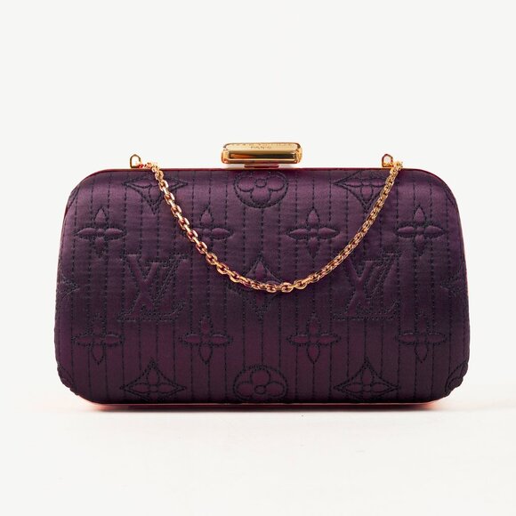 Louis Vuitton Minaudière Plum Monogram Motard Clutch - Picture 1 of 10